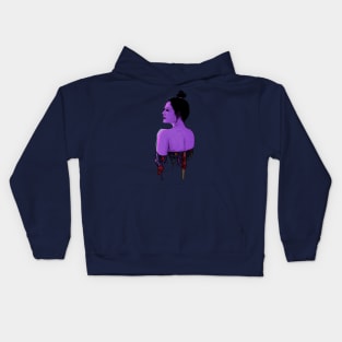 Cyberpunk Girl Kids Hoodie